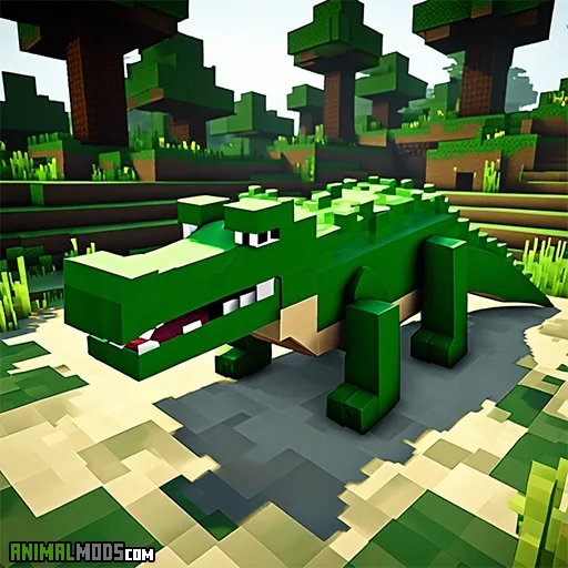 Crocodile Mod For Minecraft Pe Animal Mods